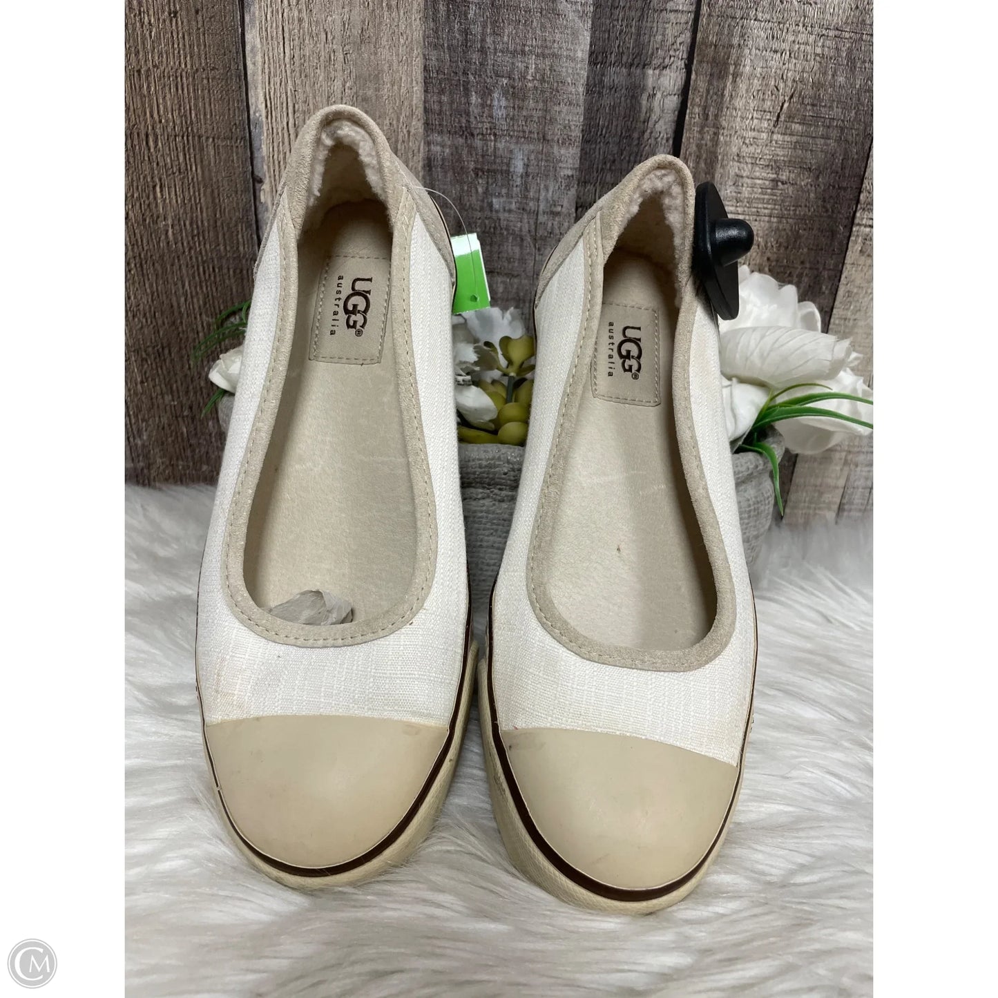 Shoes Designer By Ugg In Beige, Size: 7