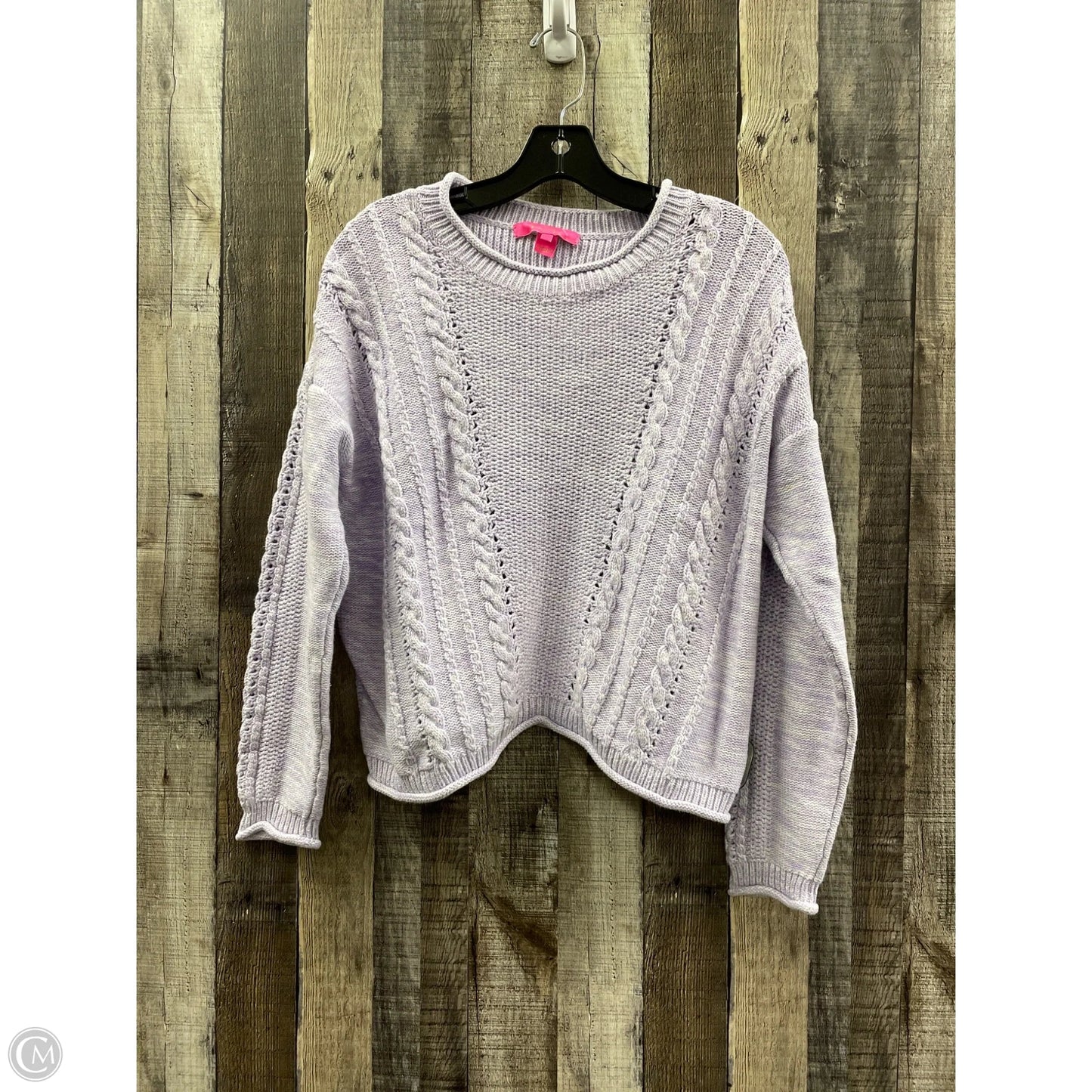 Sweater Designer By Lilly Pulitzer In Purple, Size: L