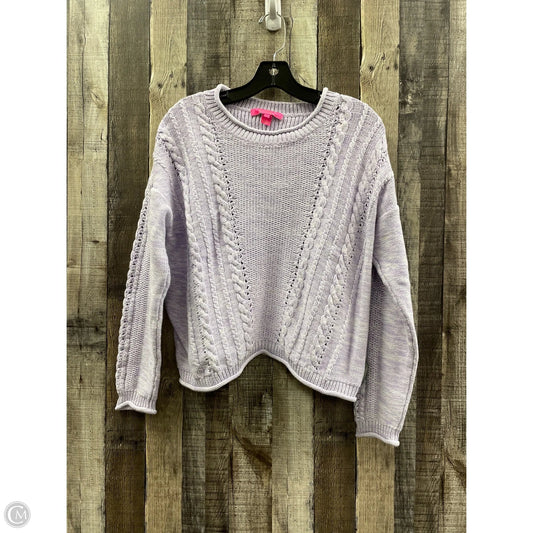 Sweater Designer By Lilly Pulitzer In Purple, Size: L