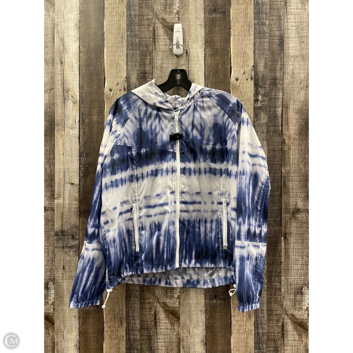 Jacket Windbreaker By American Eagle In Tie Dye Print, Size: M