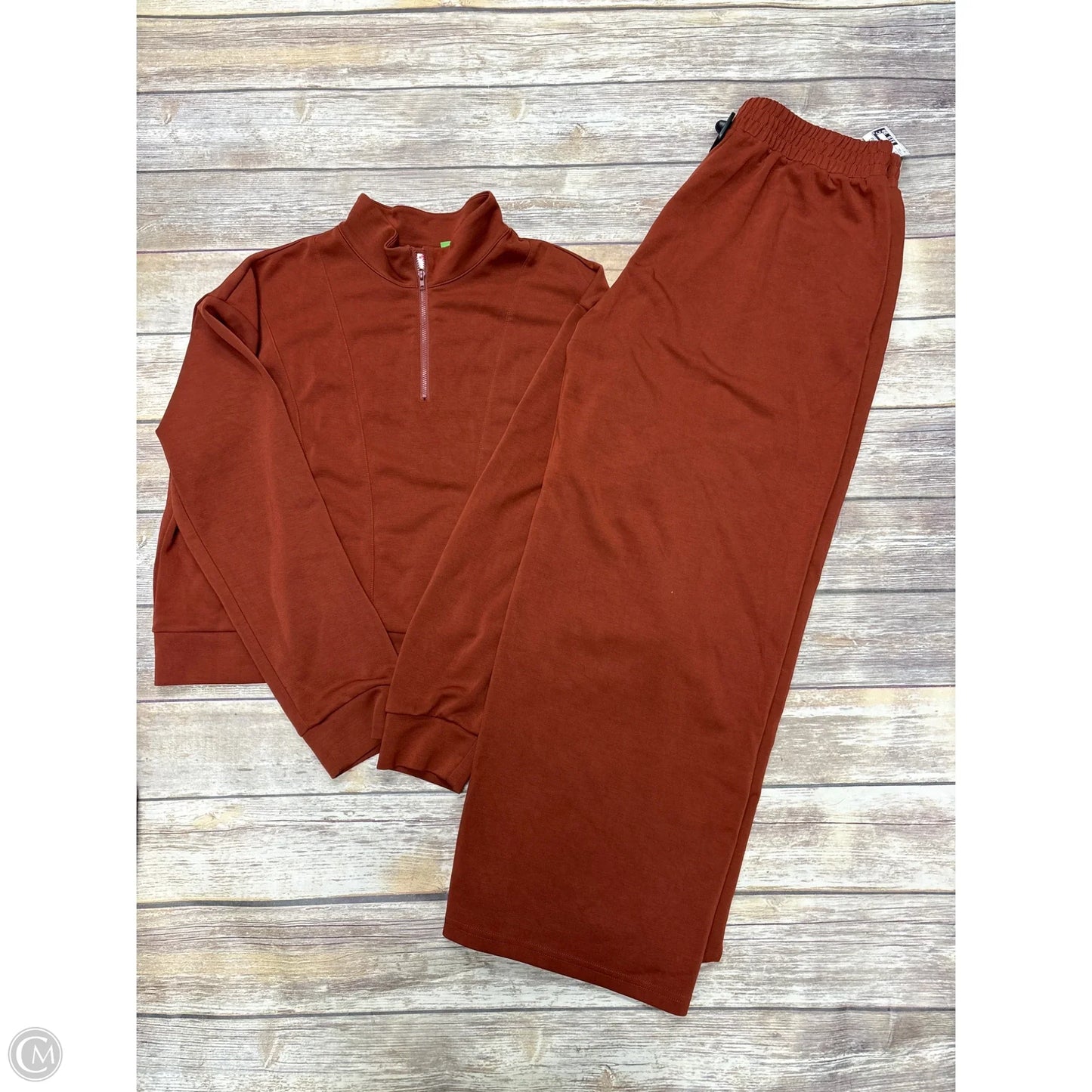 Pants Set 2pc By Cme In Orange, Size: Xxl