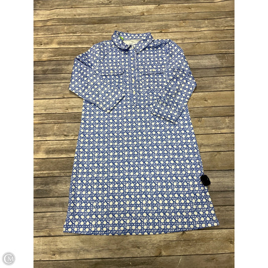 Dress Casual Short By Vineyard Vines In Blue & White, Size: S
