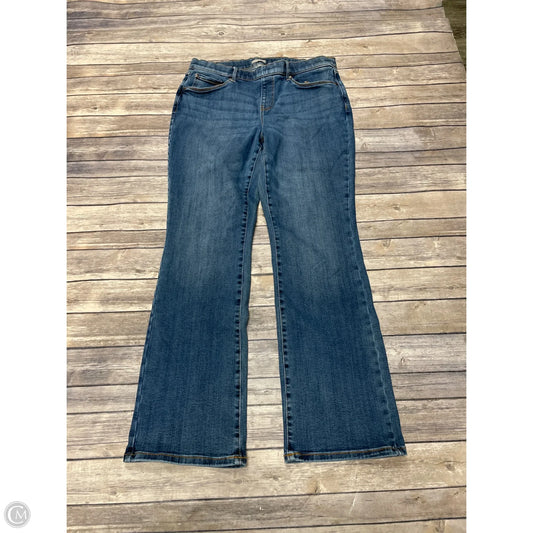 Jeans Straight By Falls Creek In Blue Denim, Size: L