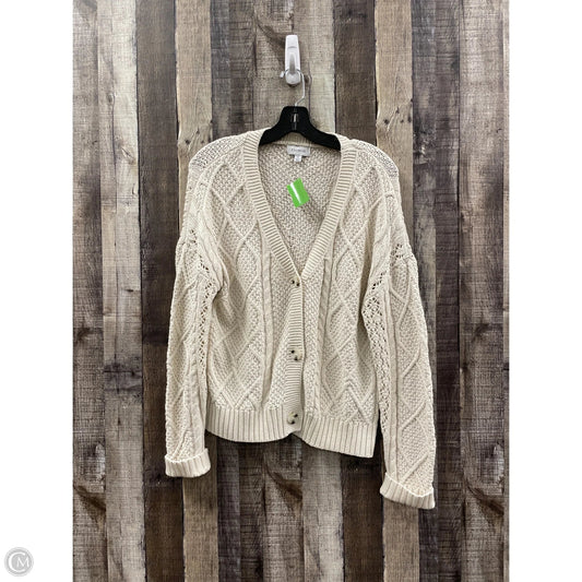 Sweater Cardigan By Evereve In Beige, Size: S