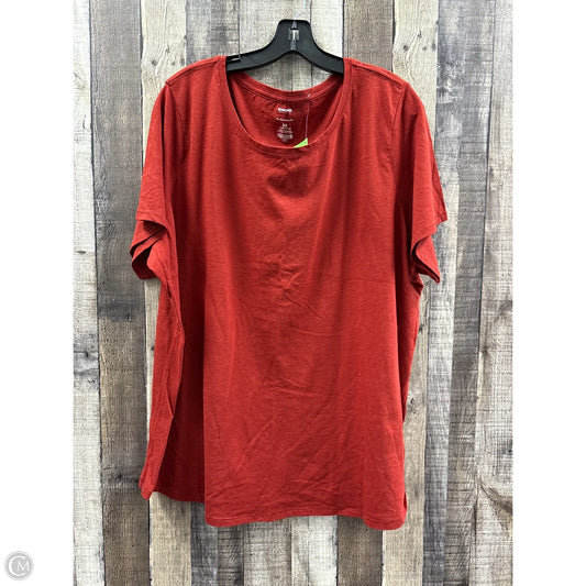 Top Short Sleeve By Sonoma In Red, Size: 2x