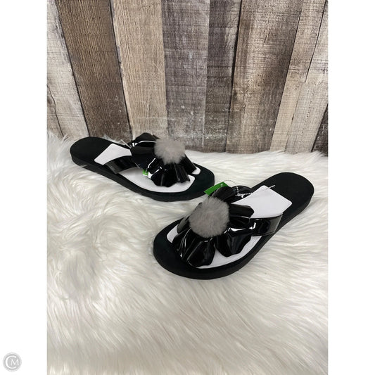 Sandals Designer By Ugg In Black, Size: 10