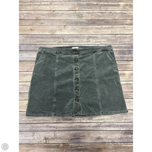 Skirt Mini & Short By Maurices In Grey, Size: 3x