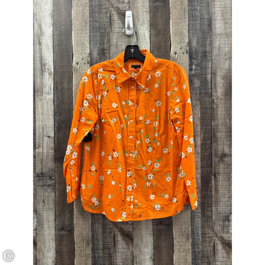 Top Long Sleeve By Talbots In Multi-colored, Size: Mp