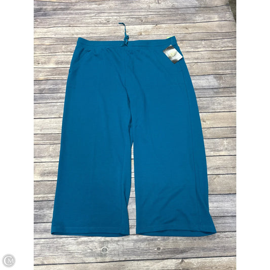 Pants Lounge By Athletic Works In Blue, Size: Xxl