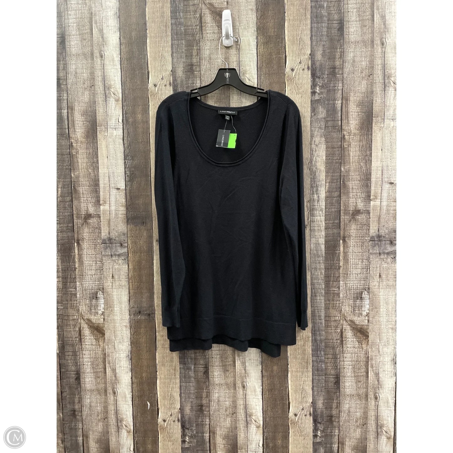 Sweater By Lane Bryant In Black, Size: Xl