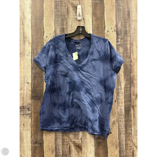 Top Short Sleeve By Universal Thread In Tie Dye Print, Size: Xl