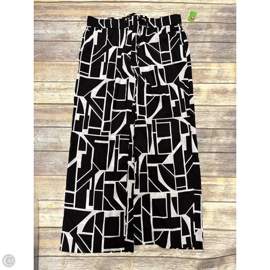 Pants Designer By Karl Lagerfeld In Black & White, Size: Xl