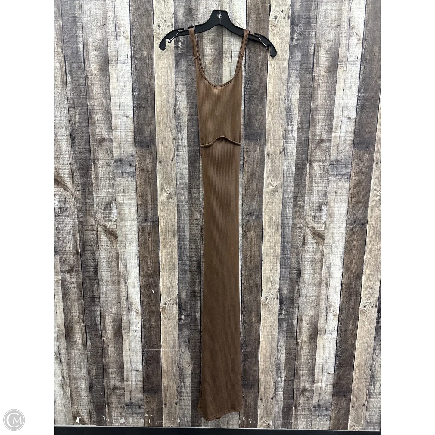 Dress Casual Maxi By Cmf In Brown, Size: M