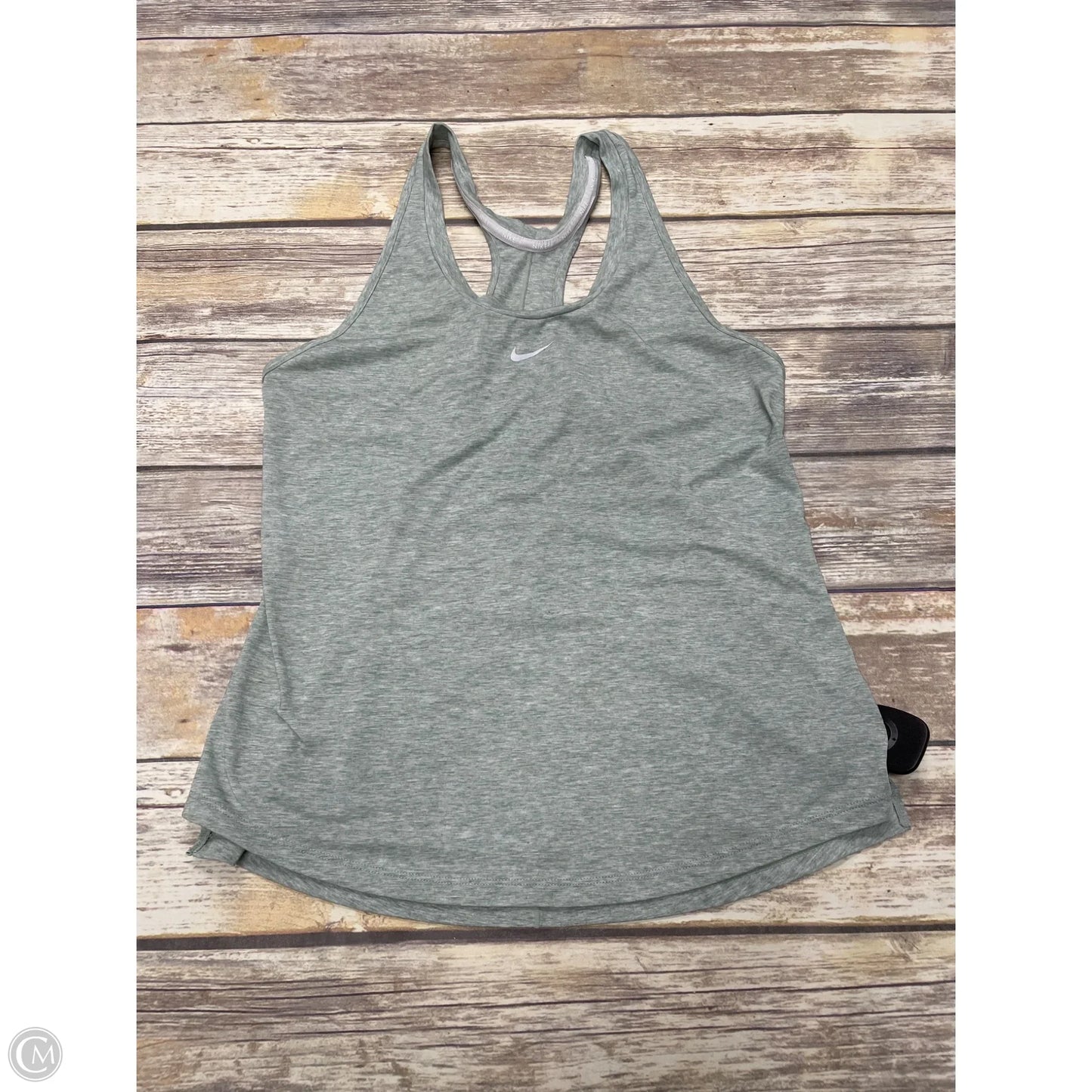 Athletic Tank Top By Nike In Green, Size: M
