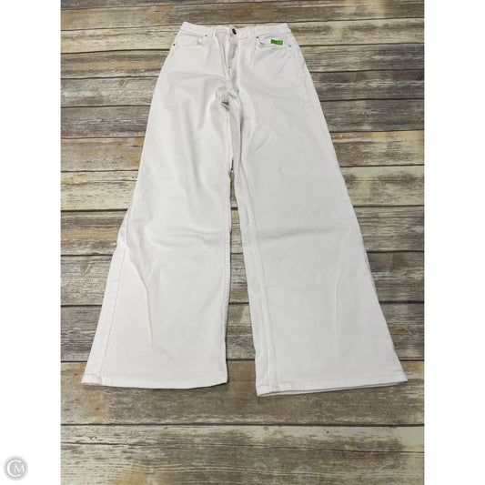 Jeans Wide Leg By Divided In White, Size: 6