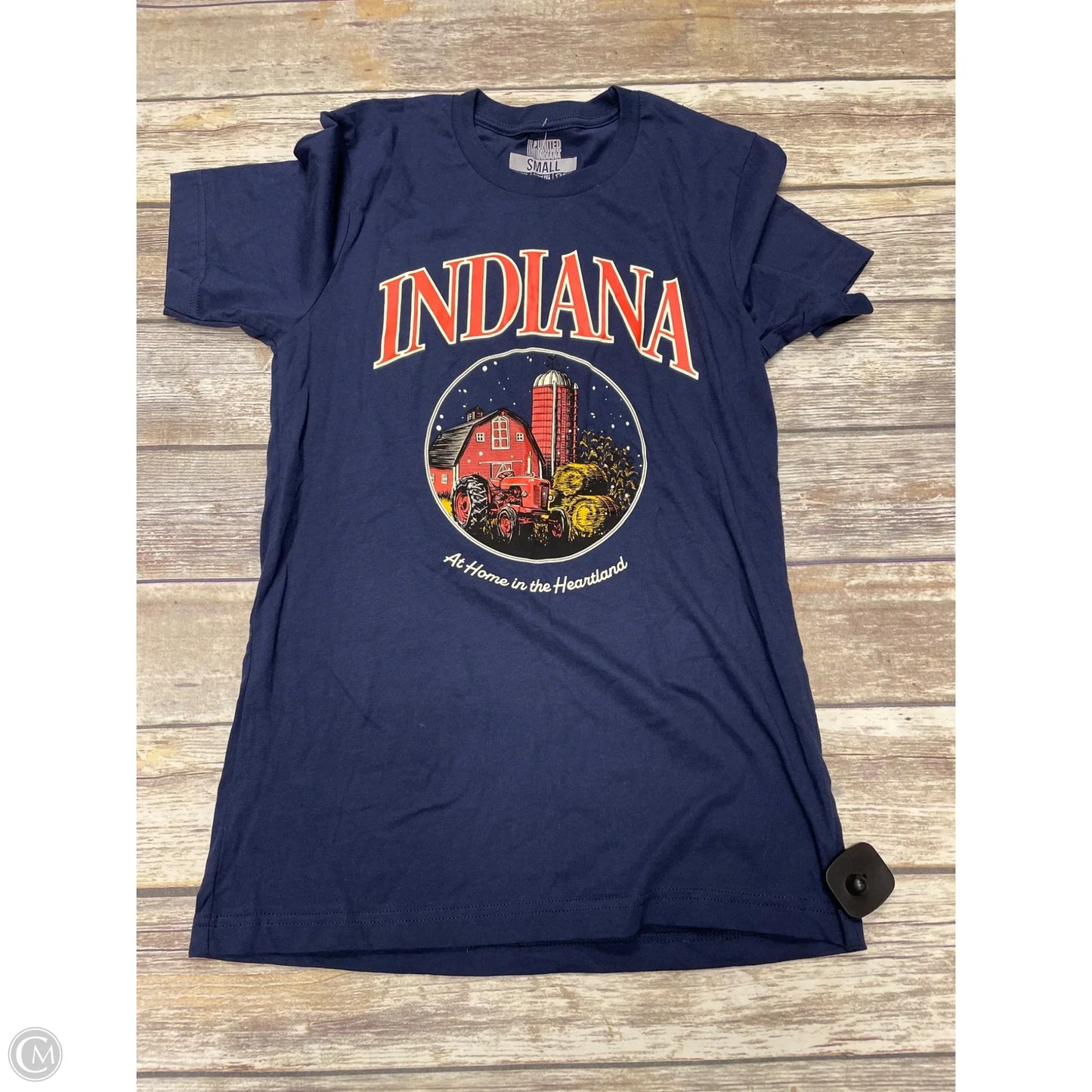 Top Short Sleeve Basic By Cme In Navy, Size: S