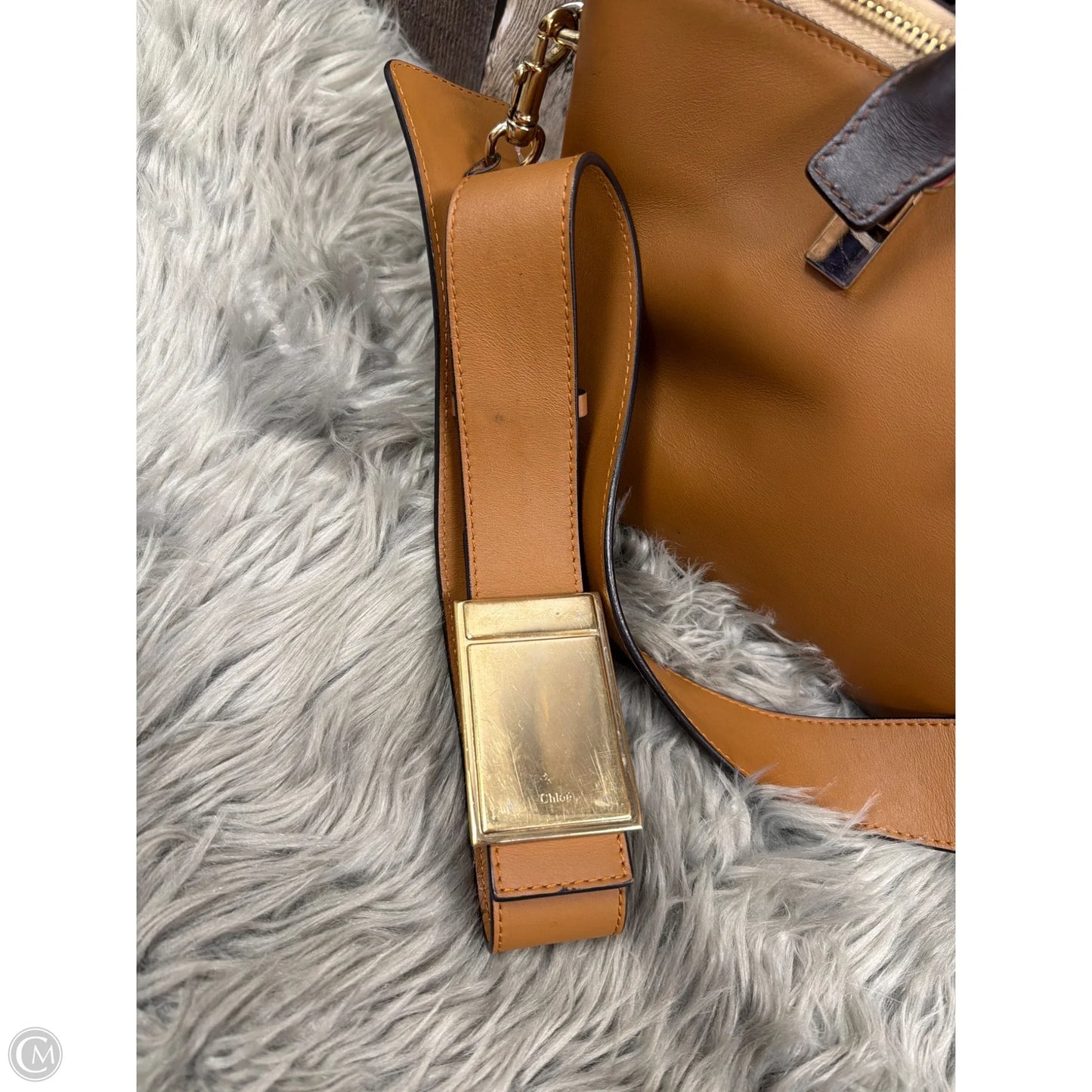 Tote Luxury Designer By Chloe, Size: Medium