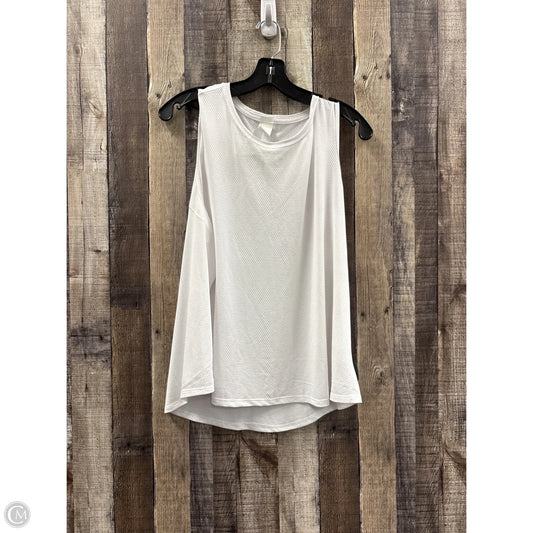 Athletic Tank Top By Tek Gear In White, Size: Xl