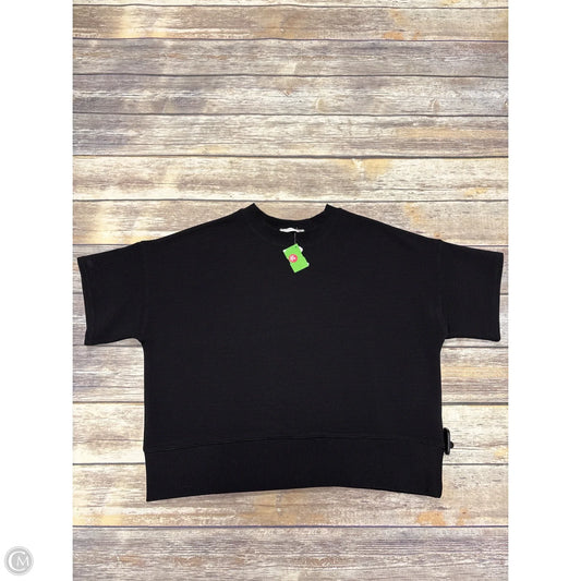 Top Short Sleeve By Zenana In Black, Size: S