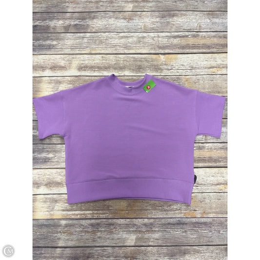 Top Short Sleeve By Zenana In Purple, Size: S
