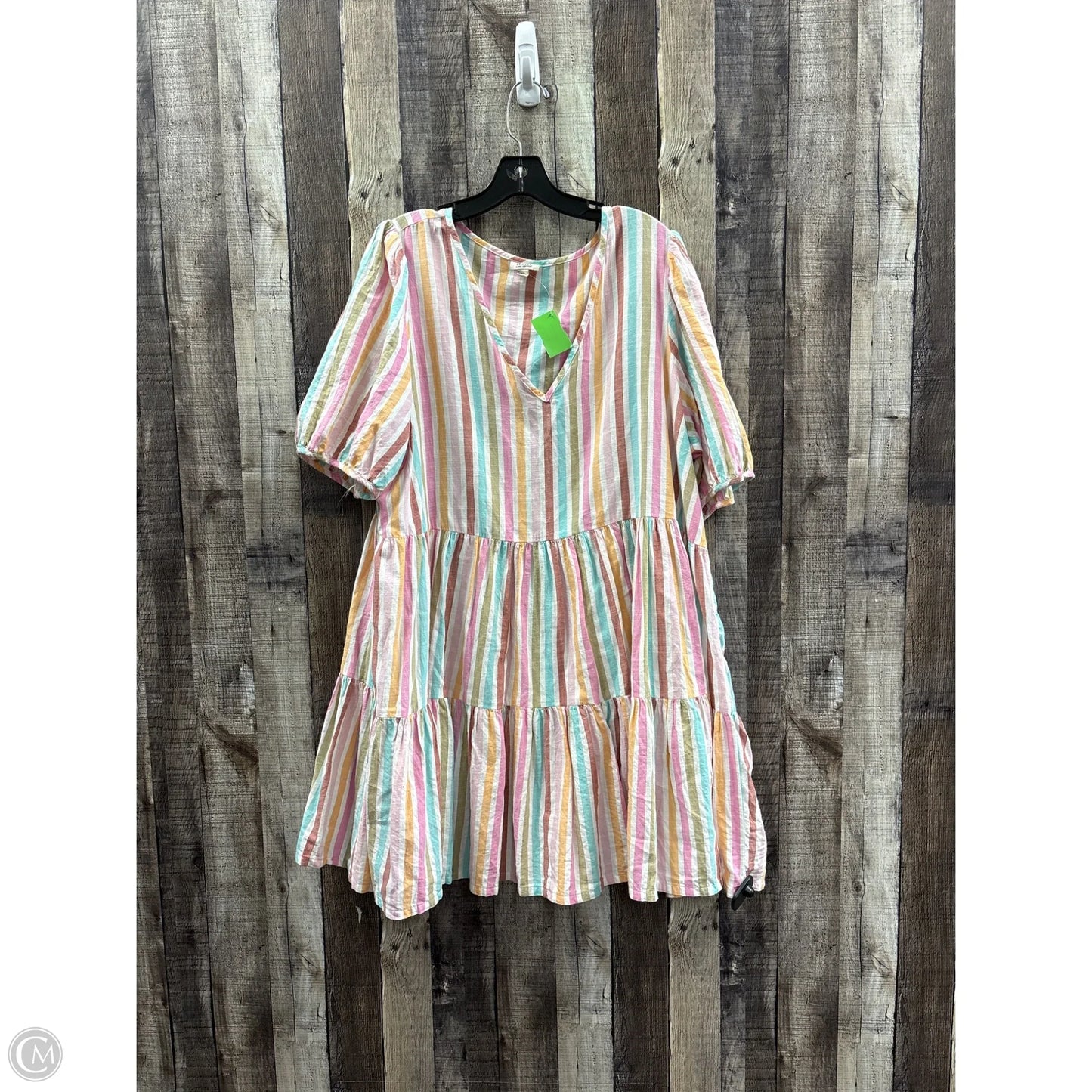 Dress Casual Short By Ana In Striped Pattern, Size: Xl