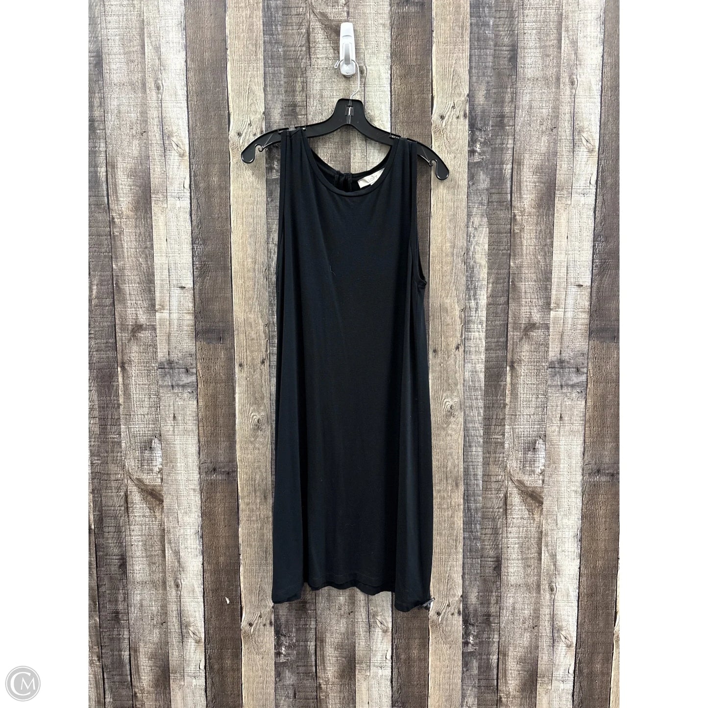 Dress Casual Midi By Loft In Black, Size: M