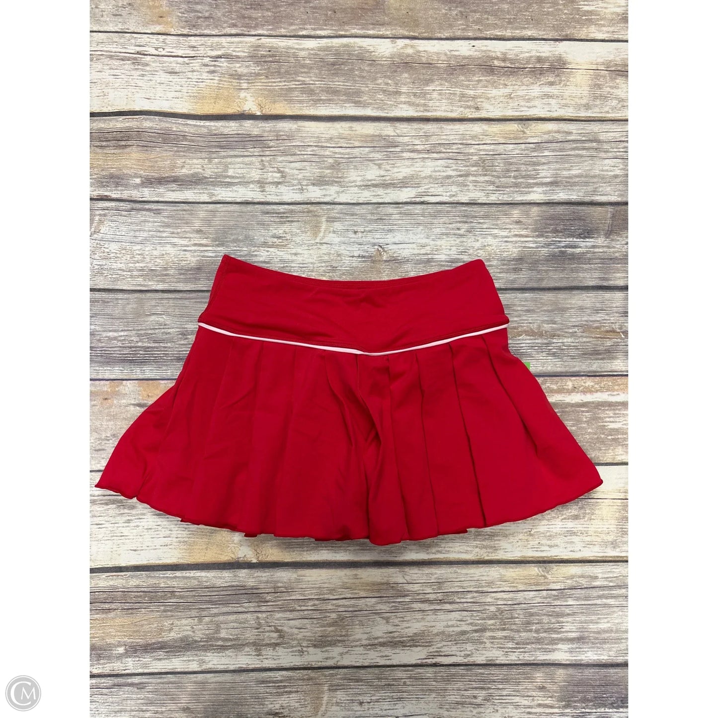 Athletic Skort By As Revival In Red, Size: M