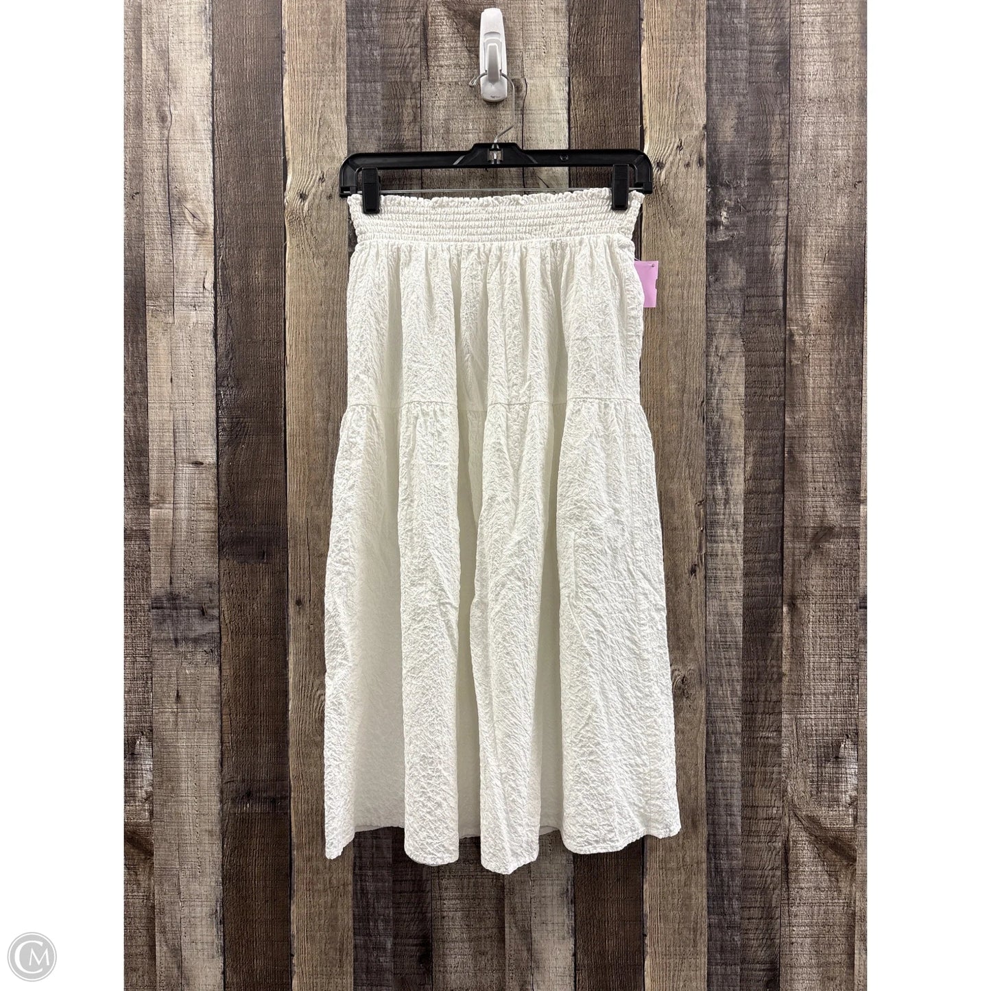 Skirt Midi By Nine West In White, Size: M