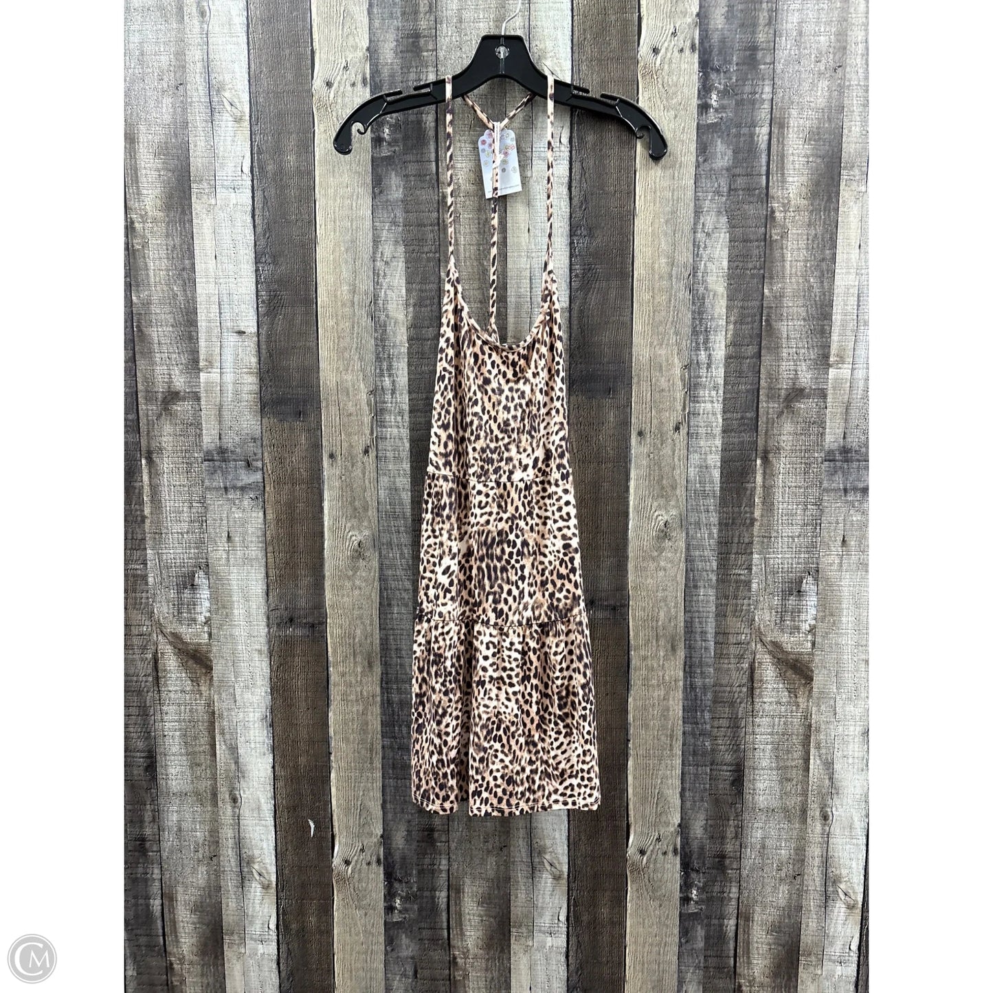 Top Sleeveless By Cme In Animal Print, Size: L