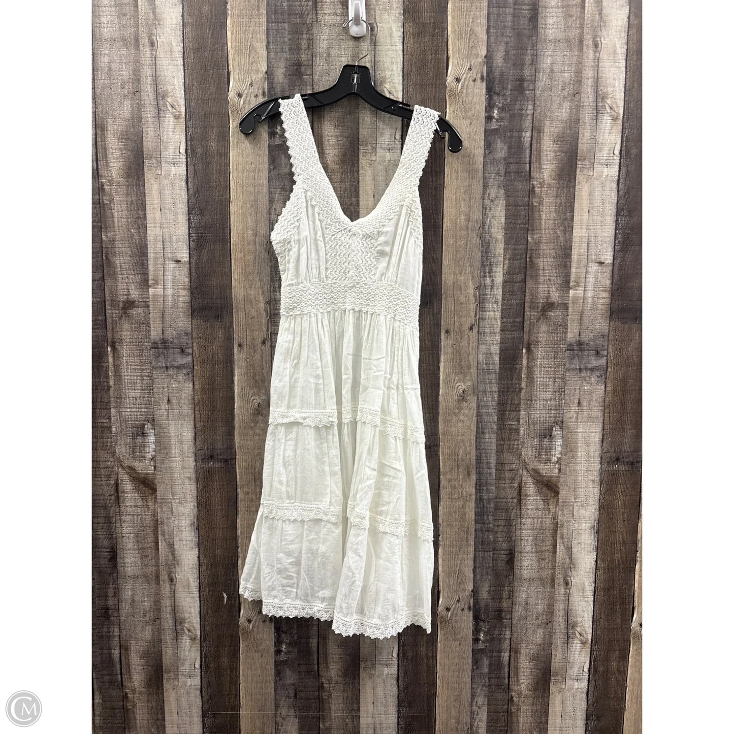 Dress Casual Midi By Cme In White, Size: S