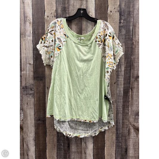 Top Short Sleeve By Cato In Mauve, Size: Xl
