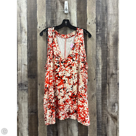 Top Sleeveless By Lane Bryant In Multi-colored, Size: 1x