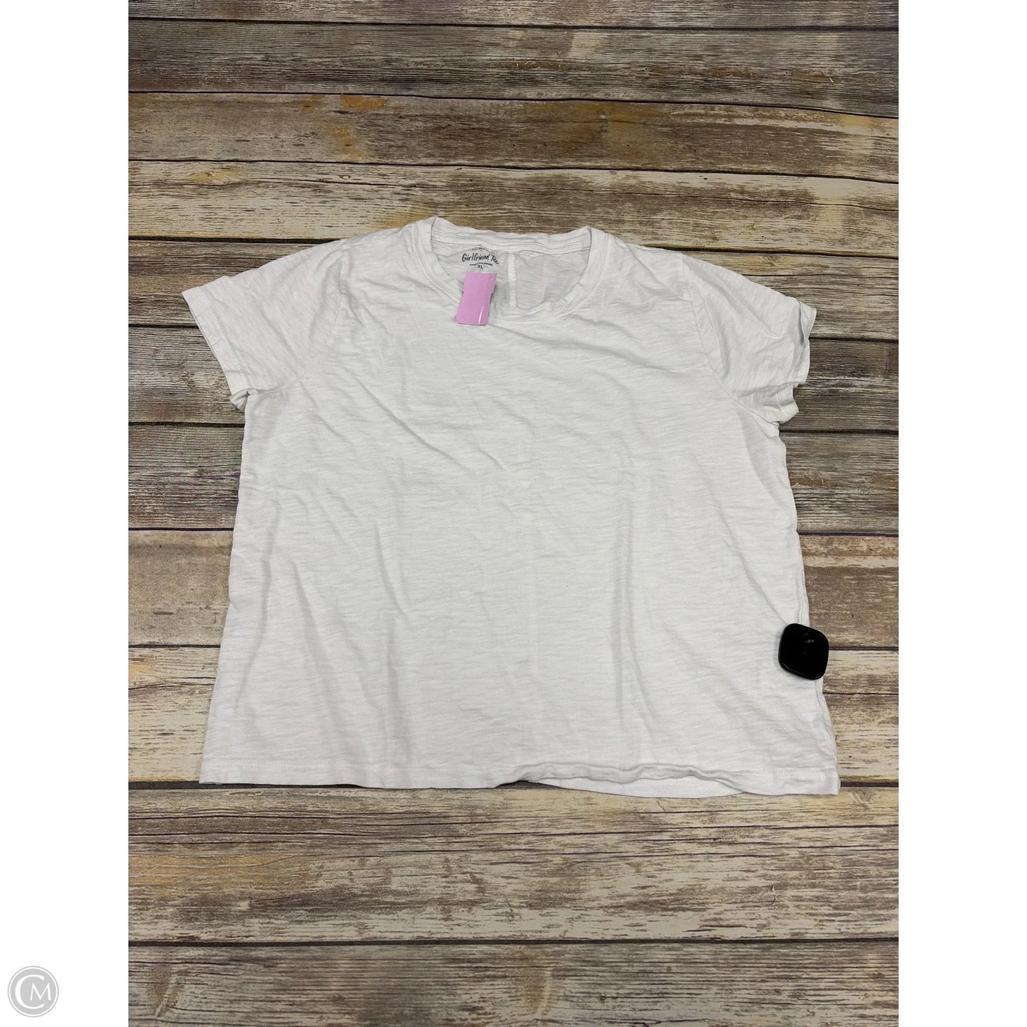 Top Short Sleeve By J. Crew In White, Size: Xl