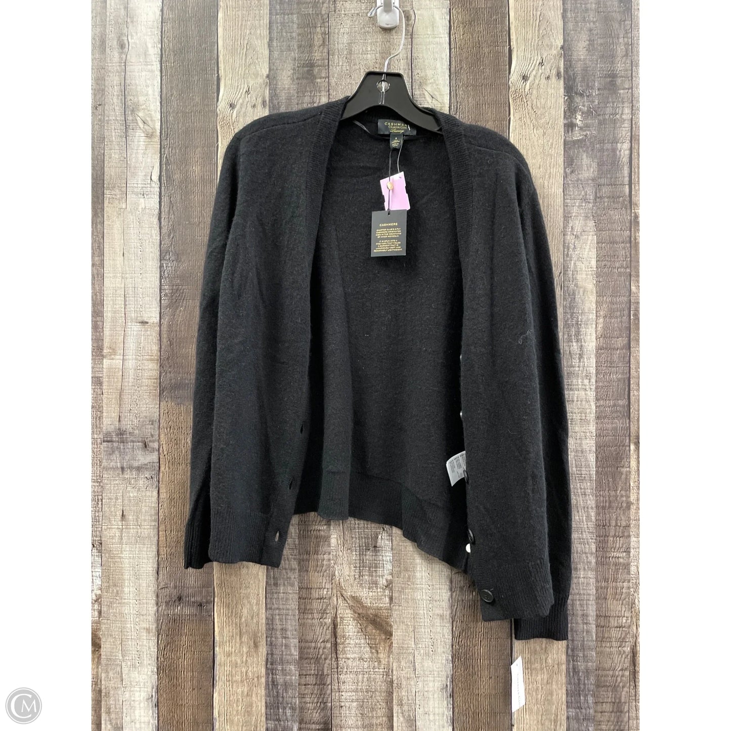 Cardigan By Charter Club In Black, Size: S