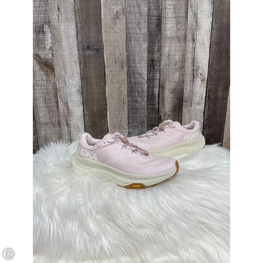 Shoes Athletic By Hoka In Pink, Size: 10