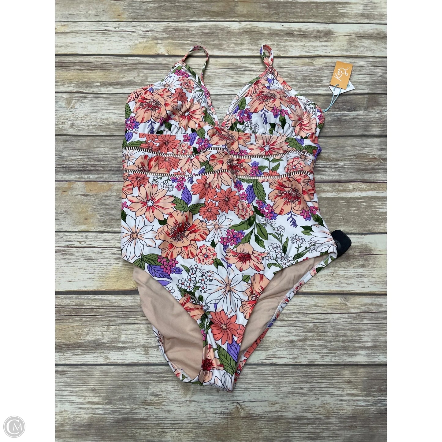Swimsuit By Kona Sol In Floral Print, Size: Xl