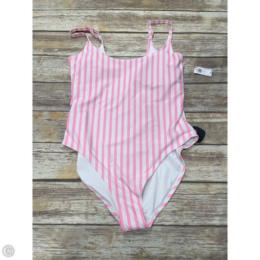 Swimsuit By Old Navy In Pink & White, Size: Xl