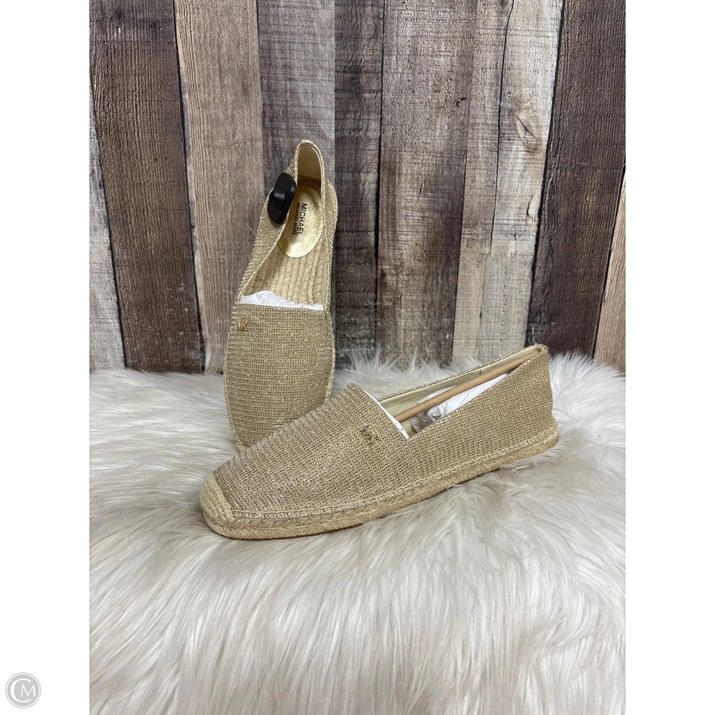 Shoes Flats By Michael Kors In Gold, Size: 11