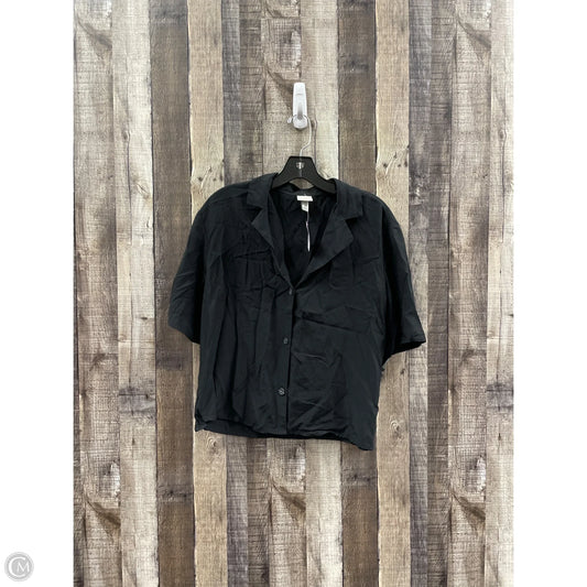 Top Short Sleeve By A New Day In Black, Size: S