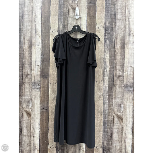 Dress Casual Midi By Tiana B In Black, Size: 1x