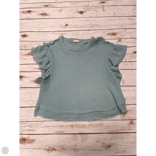 Top Short Sleeve By Altard State In Blue, Size: S
