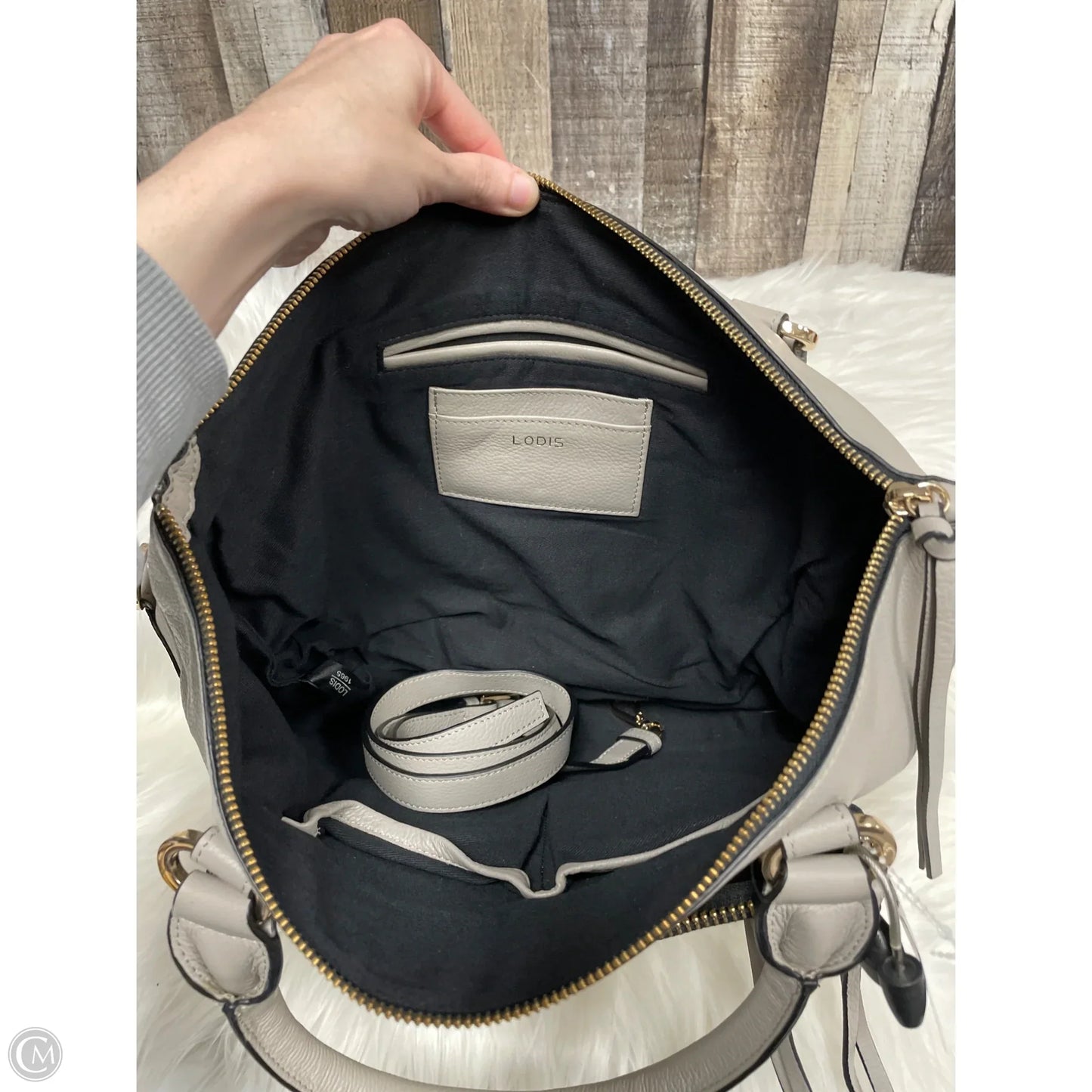 Handbag By Lodis, Size: Medium