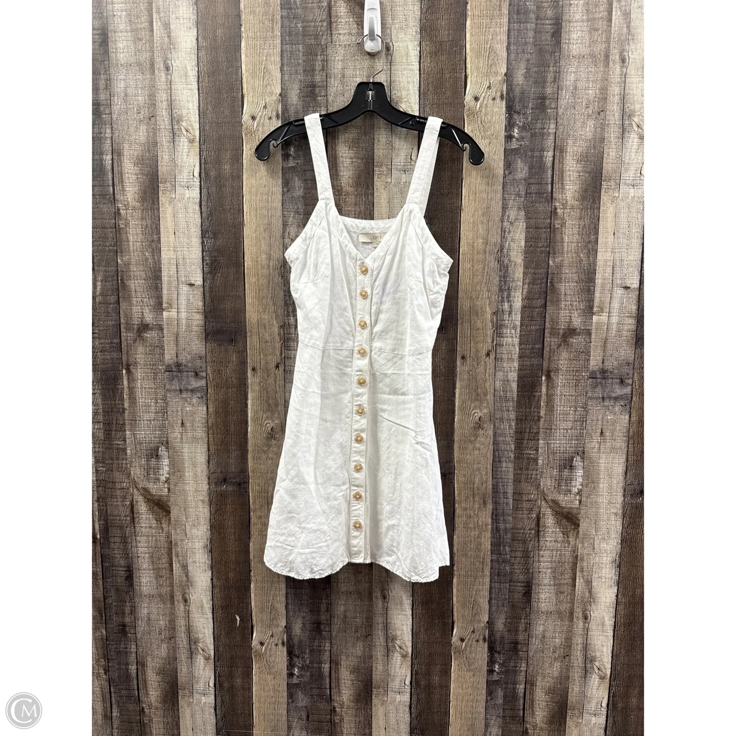 Dress Casual Short By Loft In White, Size: Xs
