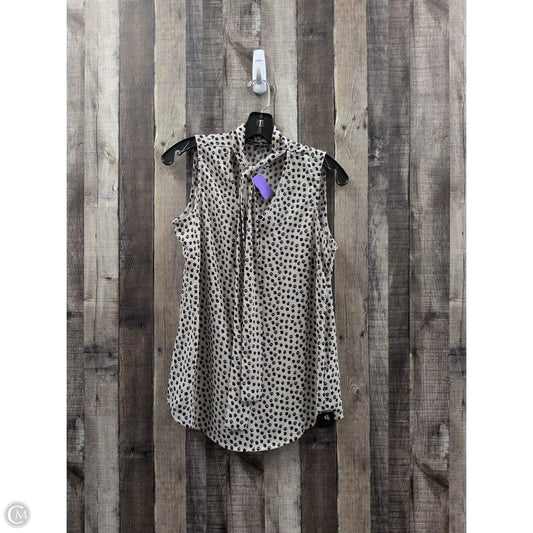 Top Sleeveless By Adrianna Papell In Animal Print, Size: S