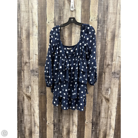 Dress Casual Short By Abercrombie And Fitch In Polkadot Pattern, Size: Mp