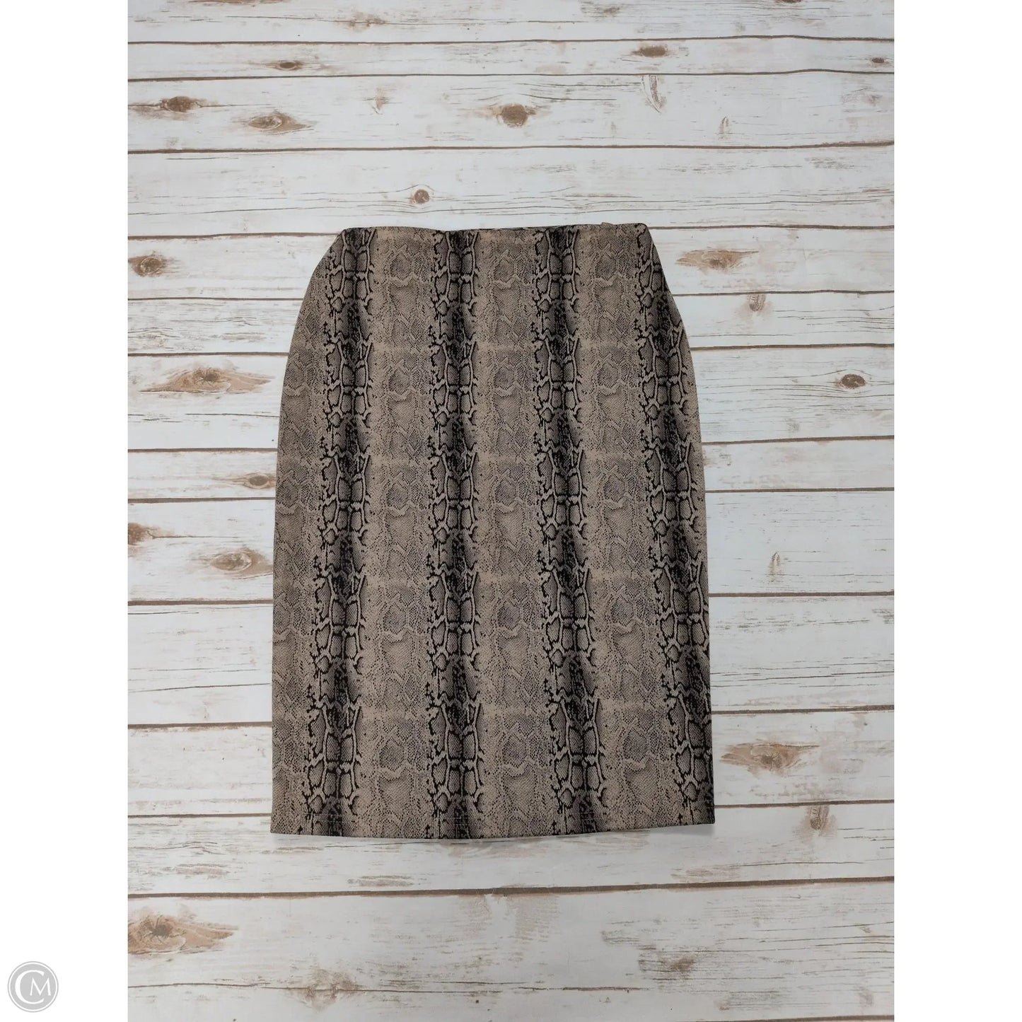 Skirt Midi By She + Sky In Snakeskin Print, Size: L