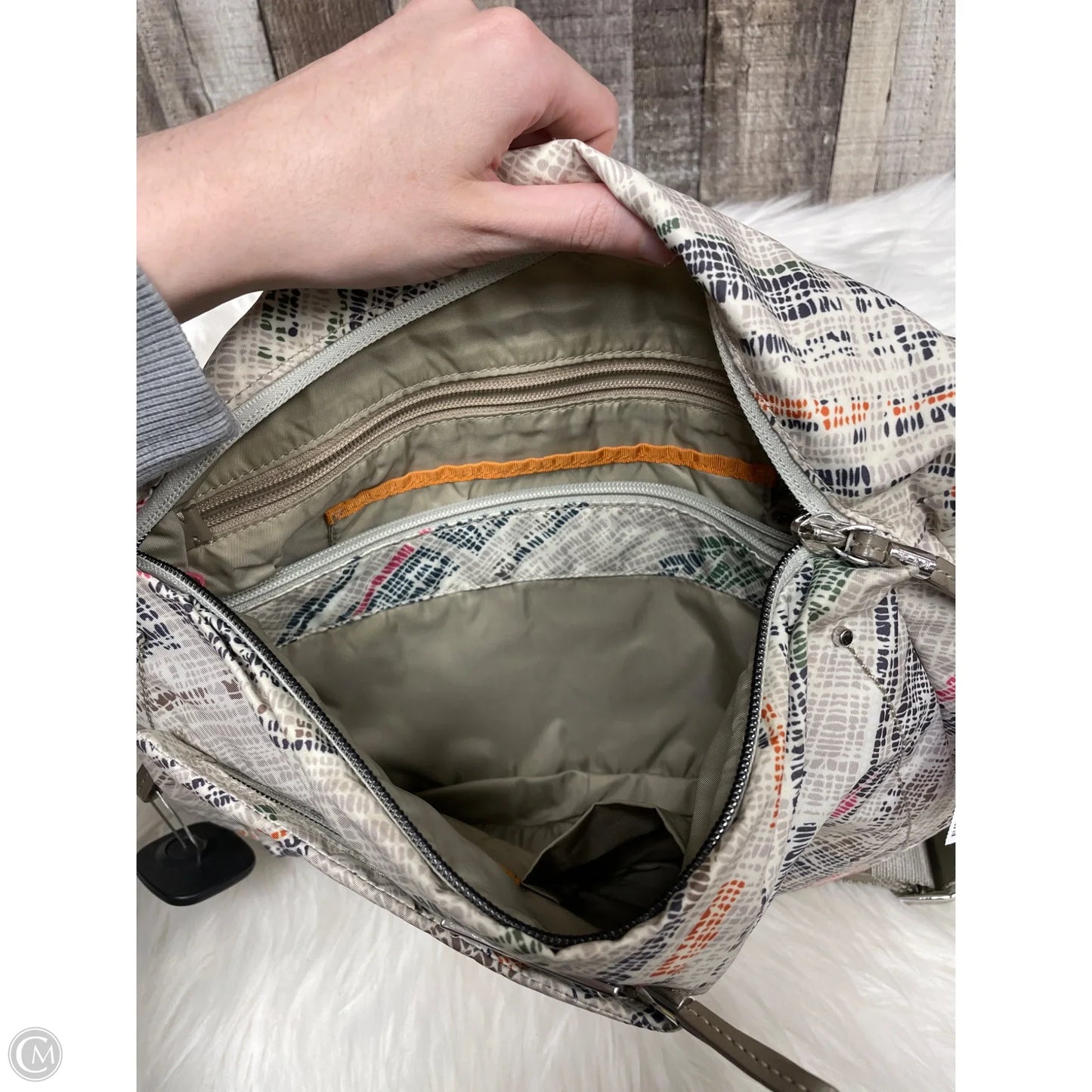 Crossbody Designer By Tumi, Size: Medium