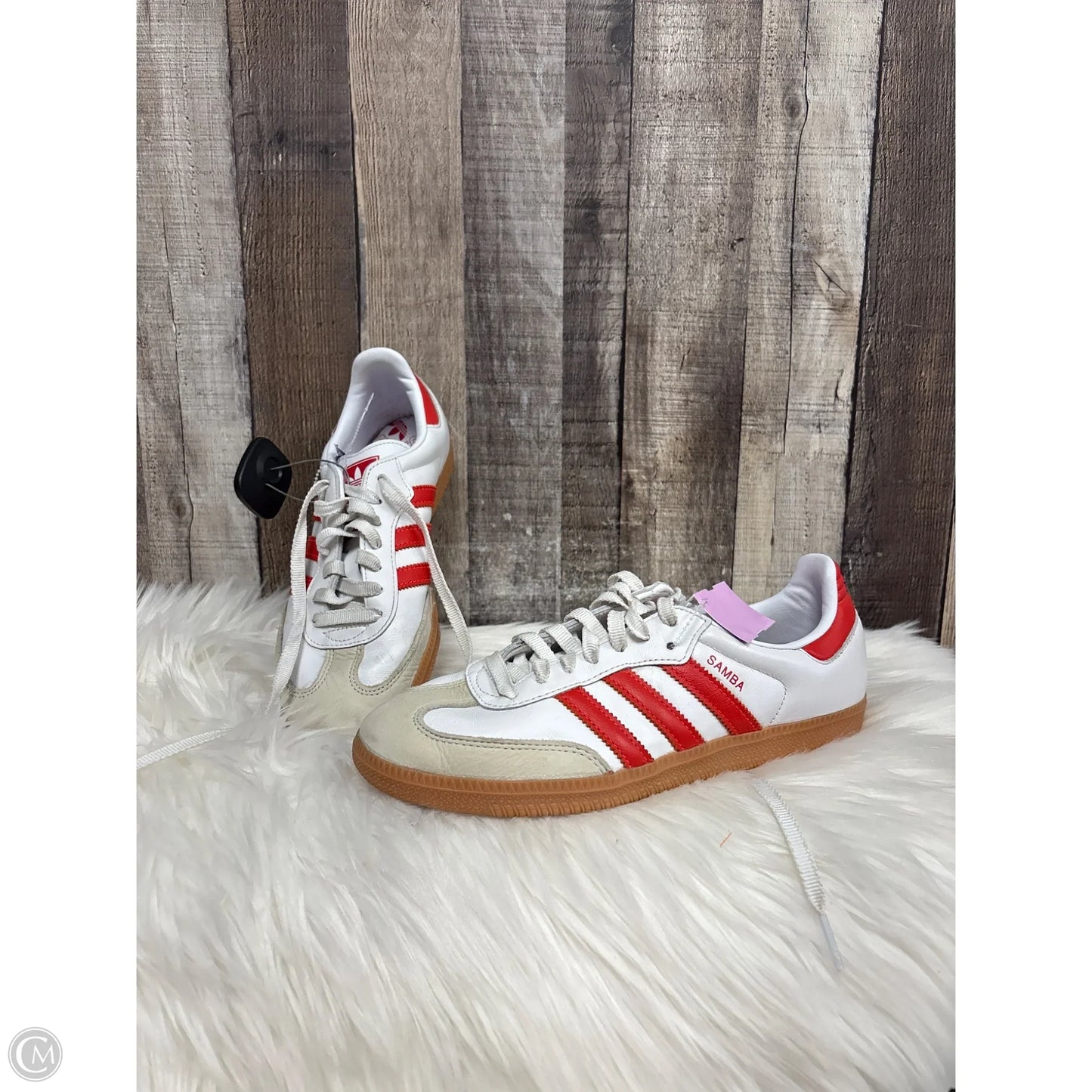 Shoes Athletic By Adidas In White, Size: 8.5