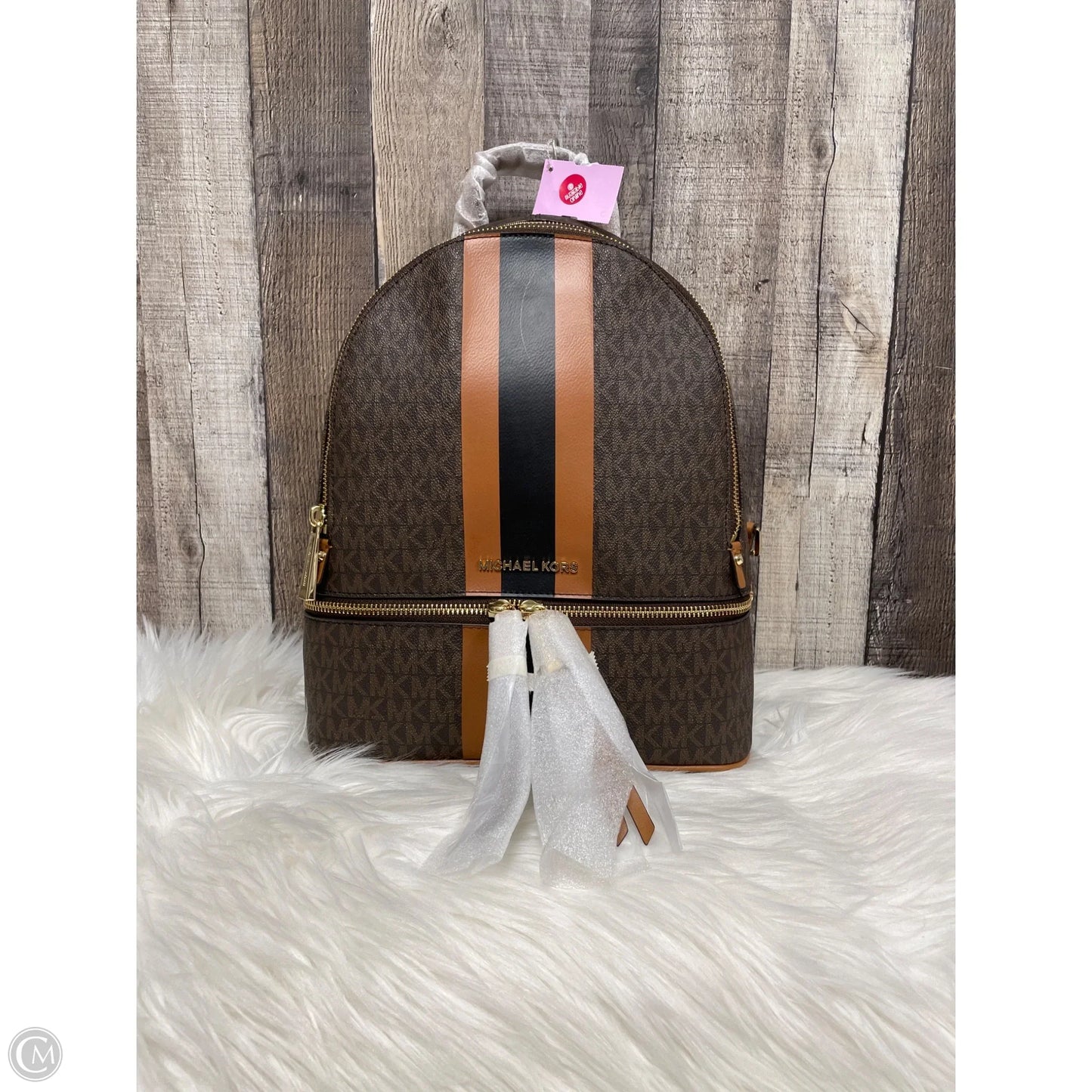 Backpack Designer By Michael Kors, Size: Large