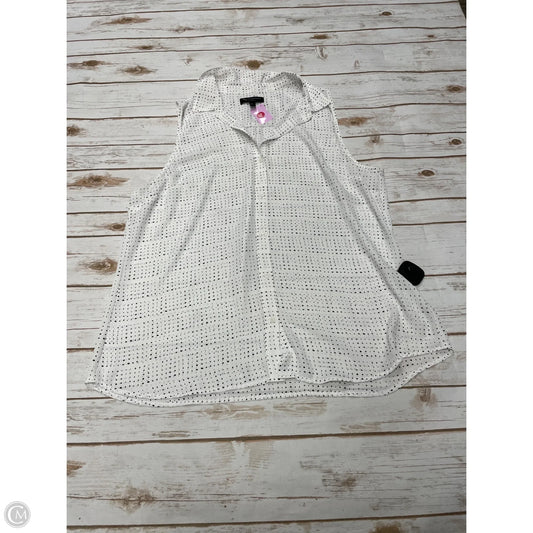 Top Sleeveless By Banana Republic In Polkadot Pattern, Size: Xl